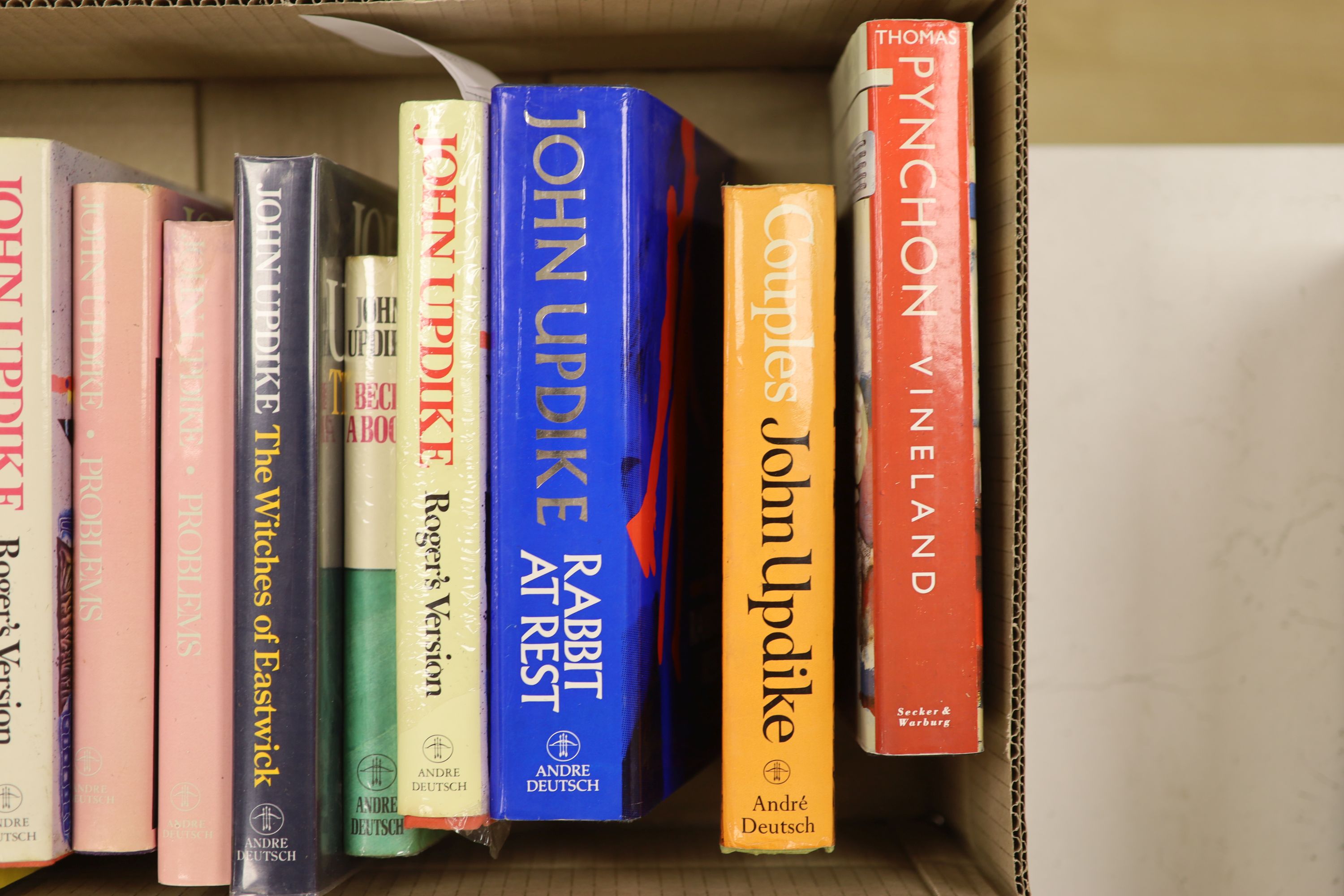 Novels (US). A selection of later 20th century first editions in d/wrappers